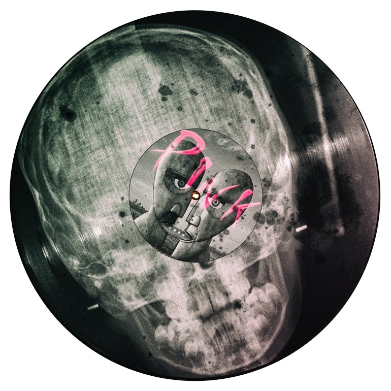 Rx Cranio su copertina LP The Division Bell, Pink Floyd